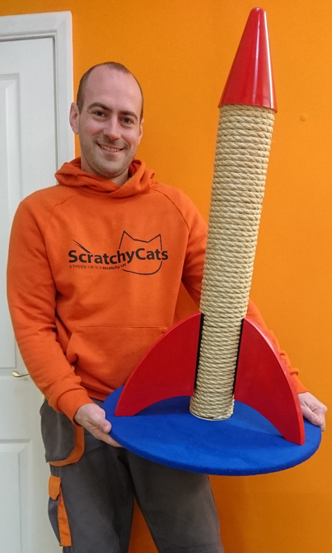 Rocket Cat Scratching Post | ScratchyCats