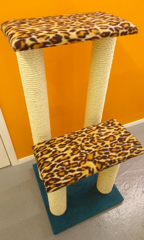 Large Luxury Twin Step Cat Climbing Frame | ScratchyCats