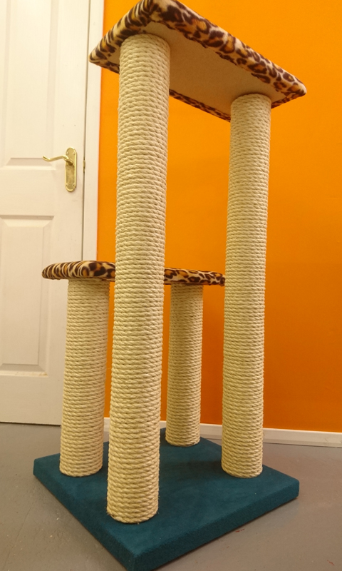 Large Luxury Twin Step Cat Climbing Frame | ScratchyCats