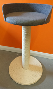 Charcoal Cat Scratching Post | ScratchyCats
