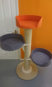 Charcoal Cat Scratching Post | ScratchyCats