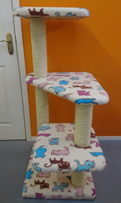 Cream with Cats Cat Scratching Post | ScratchyCats