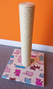 Cream with Cats Cat Scratching Post | ScratchyCats
