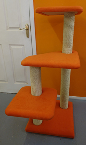 Orange Cat Scratching Post | ScratchyCats