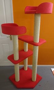 Red Cat Scratching Post | ScratchyCats