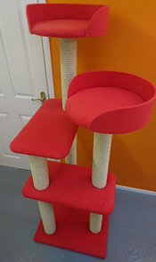 Red Cat Scratching Post | ScratchyCats