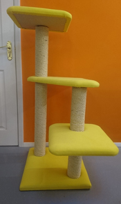 Yellow Cat Scratching Post | ScratchyCats